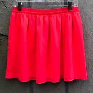 NWOT AEO neon hot pink skater festival skirt